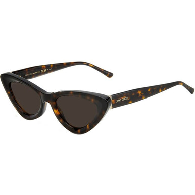 Jimmy Choo Addy - Havana/Brown Lenses