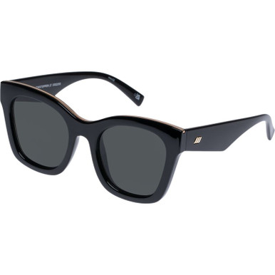 Le Specs Showstopper - Black/Khaki Lenses