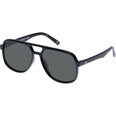 Le Specs Trailbreaker - Black/Khaki Lenses
