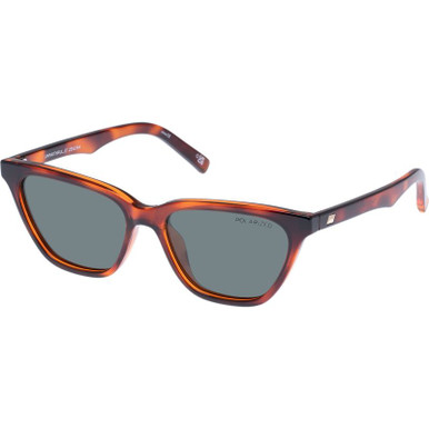 Le Specs Unfaithful - Toffee Tort/Khaki Polarised Lenses