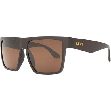 Liive Amp X - Matte Beer/Brown Polarised Lenses