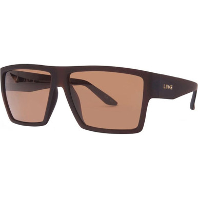 Liive Amp X - Matte Beer/Brown Polarised Lenses