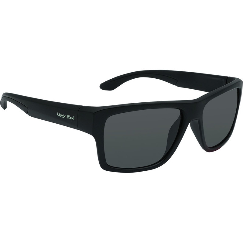 Ugly Fish PFN210 Matte Black/Smoke Polarised Sunglasses