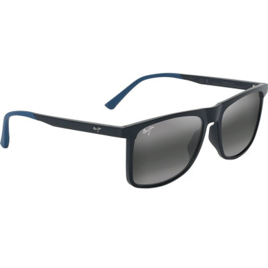 Maui Jim Makamae - Matte Blue/Neutral Grey Glass Polarised Lenses