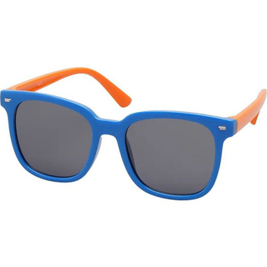 Just Sunnies Kids 1897, Blue Orange/Smoke Lenses