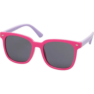 Just Sunnies Kids 1897, Pink Purple/Smoke Lenses