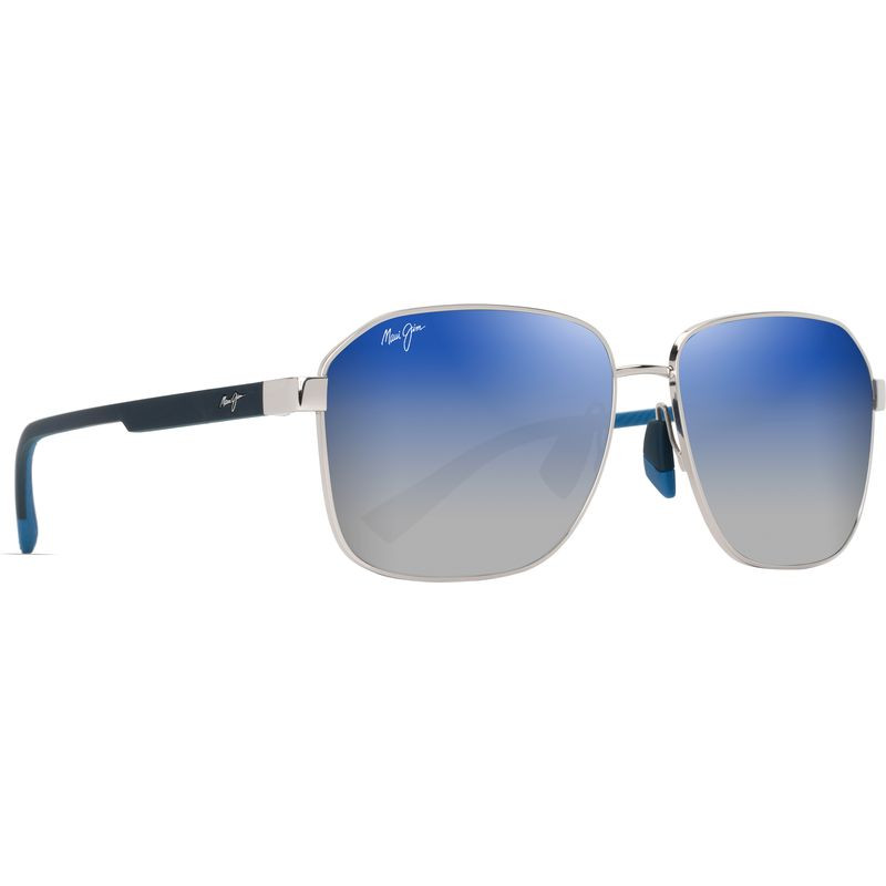 Maui Jim Onipa a Alt Fit Silver Blue Blue Silver Polarised