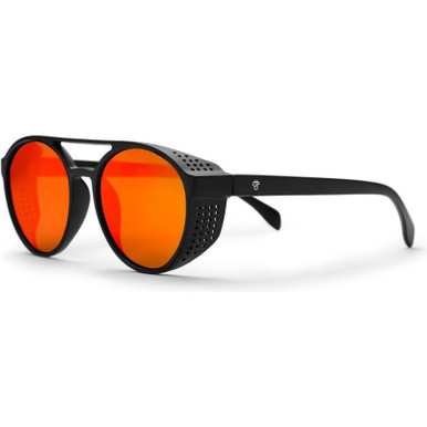 CHPO Rickard - Black/Red Mirror Polarised Lenses