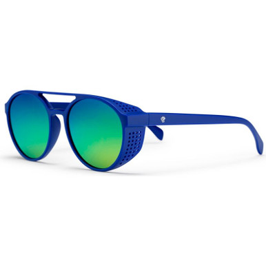 Rickard - Navy/Rainbow Mirror Lenses