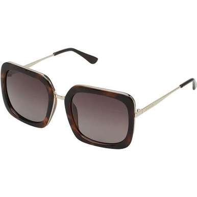 Locello Alex - Tortoiseshell and Gold/Brown Polarised Lenses