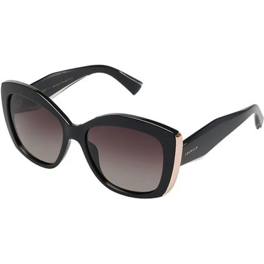 Locello Samara, Black/Brown Gradient Polarised Lenses