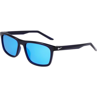 Nike Embar - Navy/Blue Mirror Polarised Lenses