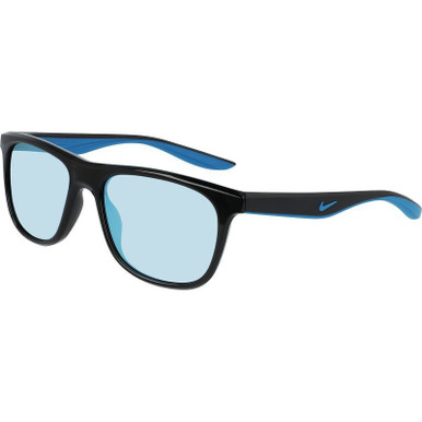 Flo - Black and Grey/Super Blue Lenses