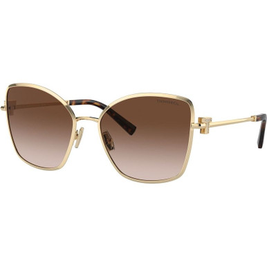 Tiffany & Co. TF3102B - Pale Gold/Brown Gradient Lenses