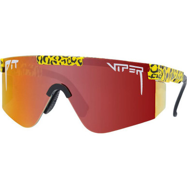 Pit Viper The 2000s, Carnivore Cheetah/Red Mirror Lenses