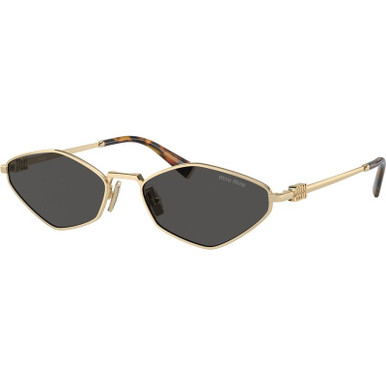 Miu Miu MU56ZS - Pale Gold/Dark Grey Lenses