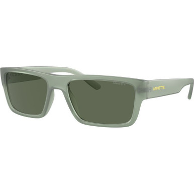 Arnette Phoxer AN4338, Frosted Sage/Dark Green Lenses