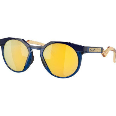 Oakley HSTN, Navy and Trans Blue/Prizm 24K Polarised Lenses