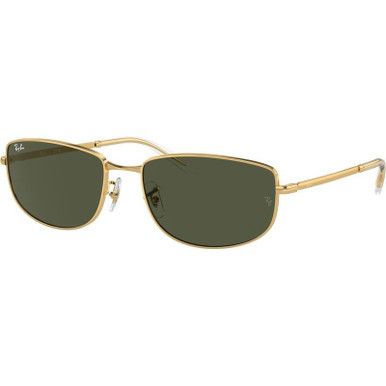 Arista Gold/Green Glass Lenses 59 Eye Size