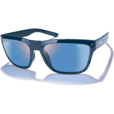 Kittredge - Shiny Ocean Blue/Horizon Blue Mirror Polarised Lenses