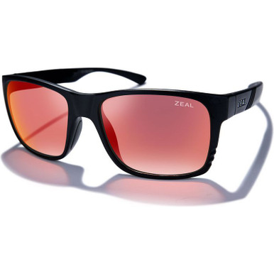 Zeal Optics Brewer - Matte Black/Phoenix Mirror Polarised Lenses