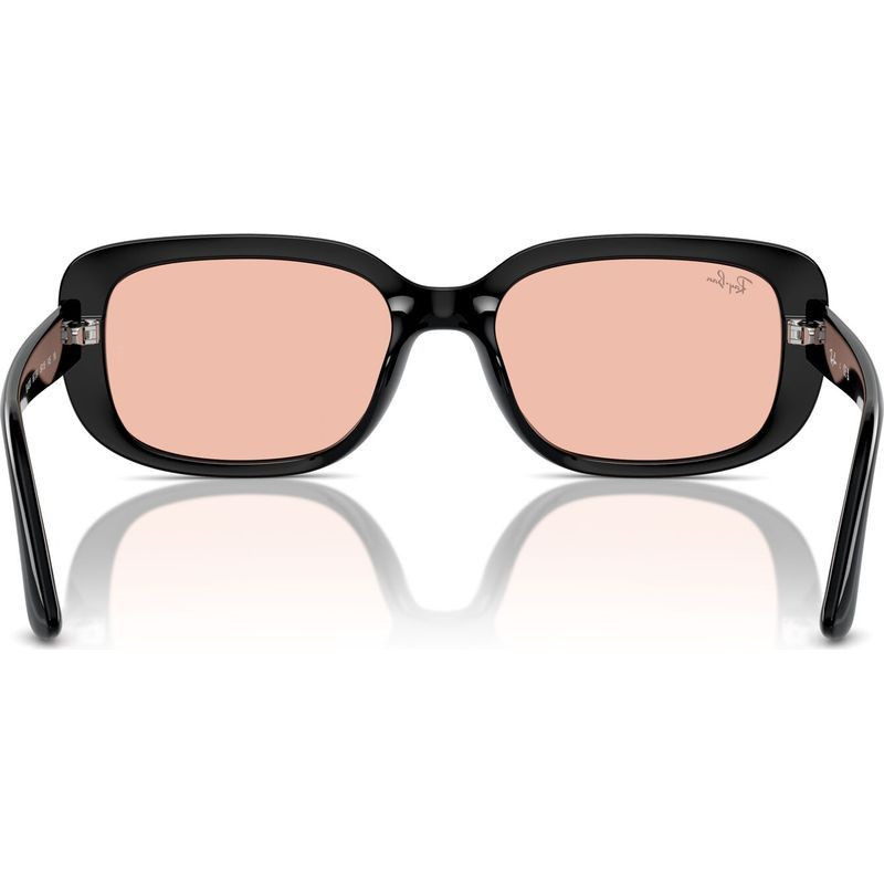 Shop Ray-Ban RB4421D Sunglasses Black/Dark Pink | Afterpay
