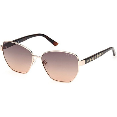 Guess GU00102, Shiny Pale Gold/Brown Gradient Lenses