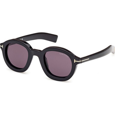 Tom Ford Raffa FT1100, Shiny Black/Smoke Lenses