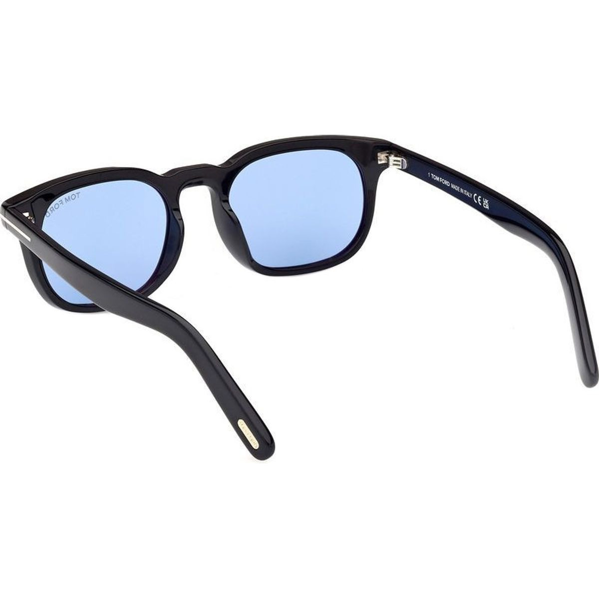 Shop the Tom Ford FT1122-D Sunglasses Shiny Black/Blue