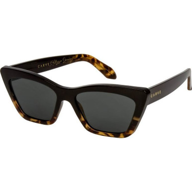 Tahoe II - Alyssa Spencer Gloss Black Tort/Grey Polarised Lenses