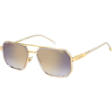 Crystal Gold/Grey Gold Mirror Lenses