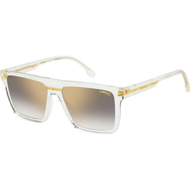 Victory C 03/S - Crystal/Grey Gold Mirror Lenses