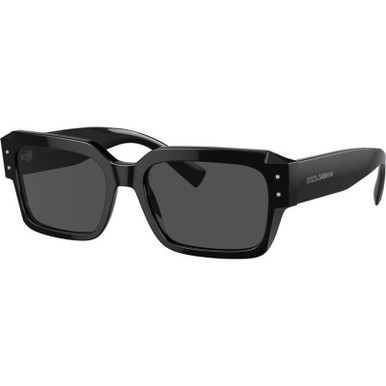 Dolce &amp; Gabbana DG4460, Black/Dark Grey Lenses