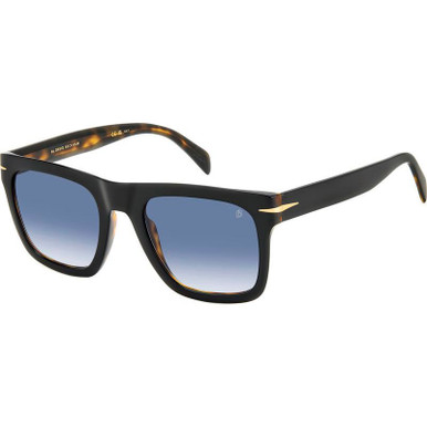 DB 7000/S Flat - Black Havana/Dark Blue Gradient Lenses