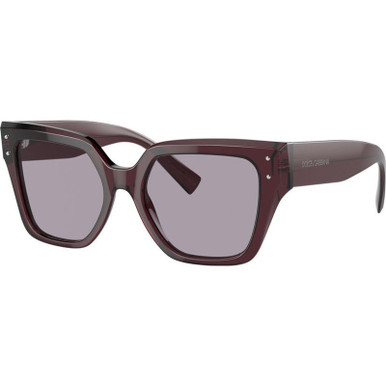 DG4471 - Transparent Violet/Lilac Isa Black Silver Mirror Lenses