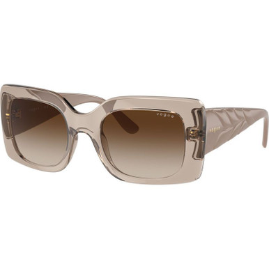 Vogue Eyewear VO5481S - Transparent Caramel/Brown Gradient Lenses