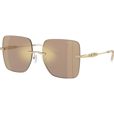 Michael Kors Quebec MK1150 - Gold/Brown Mirror Lenses