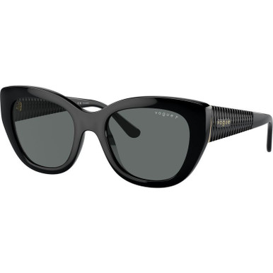 Vogue Eyewear VO5567S, Black/Dark Grey Polarised Lenses