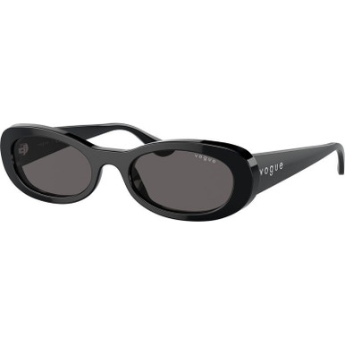 Vogue Eyewear VO5582S, Black/Black Smoke Lenses