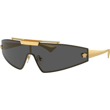 Gold/Dark Grey and Gold Mirror Lenses