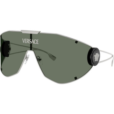 VE2268 - Silver/Dark Green Lenses