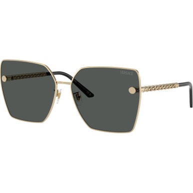 Versace VE2270D - Pale Gold/Dark Grey Lenses