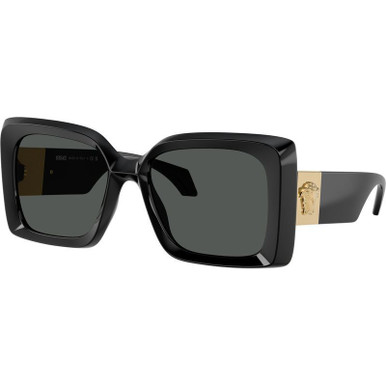 Versace VE4467U, Black/Dark Grey Lenses