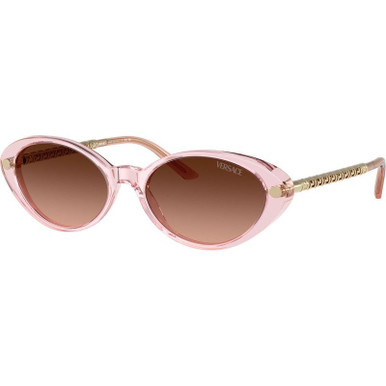 VE4469 - Transparent Pink/Grey Pink Gradient Lenses