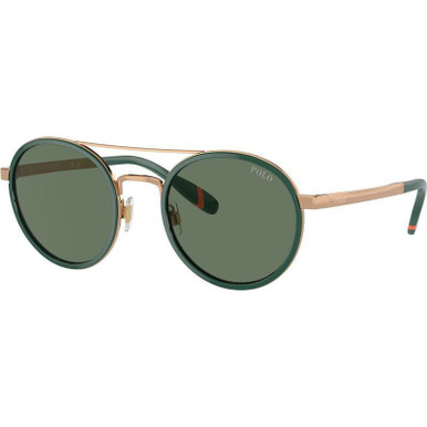 Polo Ralph Lauren PH3150 - Green and Antique Gold/Green Lenses