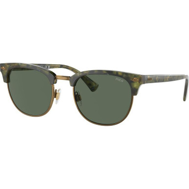 PH4217 - Shiny Green Havana/Bottle Green Lenses