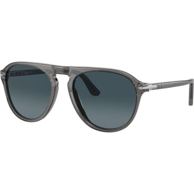 PO3302S - Transparent Grey/Blue Gradient Polarised Glass Lenses