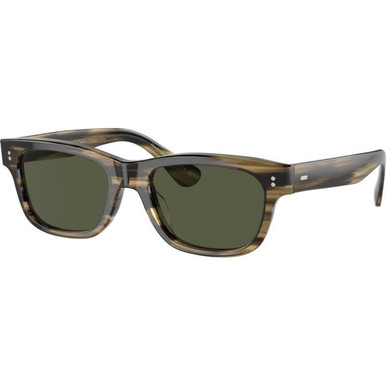 Oliver Peoples Rosson Sun OV5540SU - Olive Smoke/G15 Glass Lenses