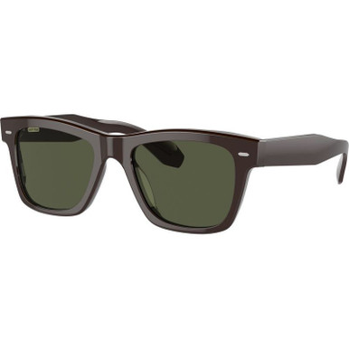 Oliver Peoples N.04 Sun OV5552SU, Brown/G15 Glass Lenses