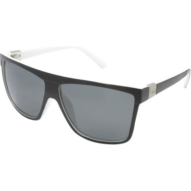 SIN Eyewear Undertow - Black and White/Smoke Polarised Lenses